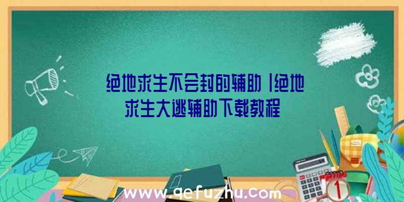 「绝地求生不会封的辅助」|绝地求生大逃辅助下载教程